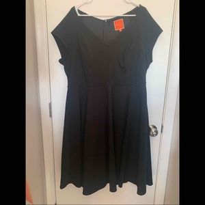 ModCloth black dress, plus size 3x